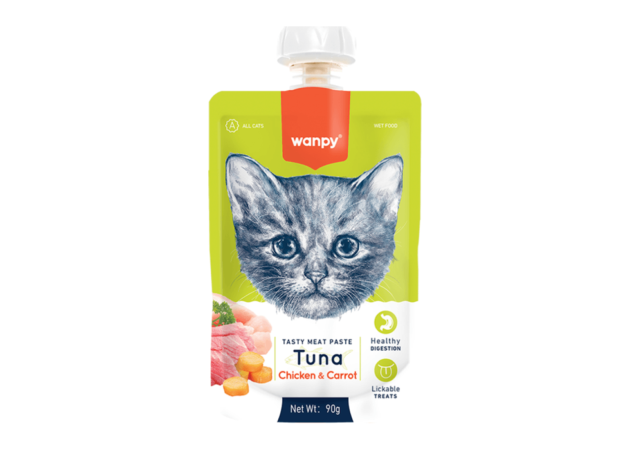 Wanpy Tuna & Chicken Creamy Pouch 90 gm